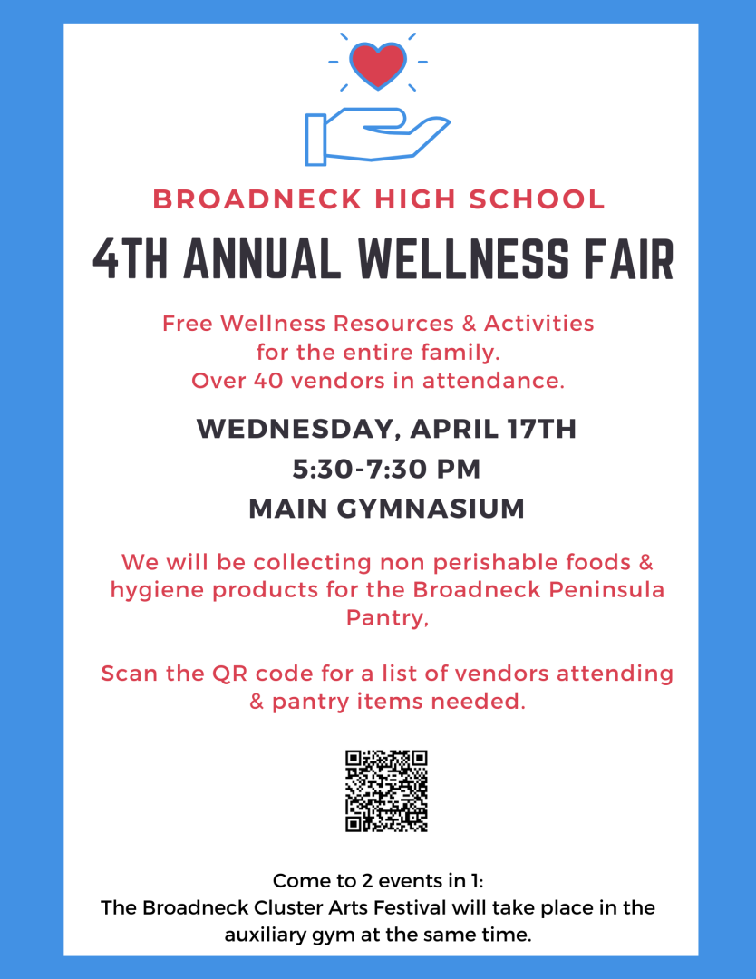 Broadneck High School's Wellness Fair Anne Arundel County Health